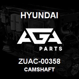 ZUAC-00358 Hyundai Construction CAMSHAFT | AGA Parts
