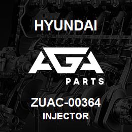 ZUAC-00364 Hyundai Construction INJECTOR | AGA Parts