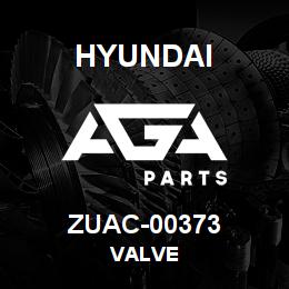 ZUAC-00373 Hyundai Construction VALVE | AGA Parts