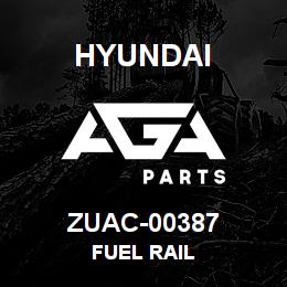 ZUAC-00387 Hyundai Construction FUEL RAIL | AGA Parts