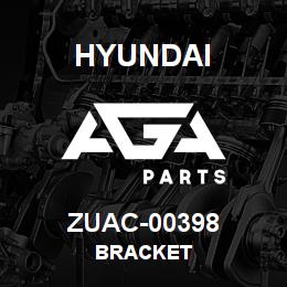 ZUAC-00398 Hyundai Construction BRACKET | AGA Parts