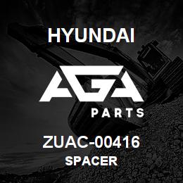 ZUAC-00416 Hyundai Construction SPACER | AGA Parts