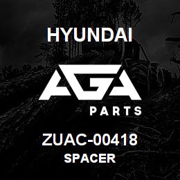 ZUAC-00418 Hyundai Construction SPACER | AGA Parts