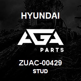 ZUAC-00429 Hyundai Construction STUD | AGA Parts