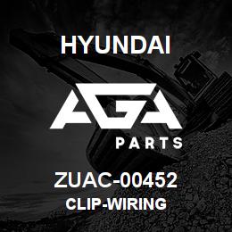 ZUAC-00452 Hyundai Construction CLIP-WIRING | AGA Parts