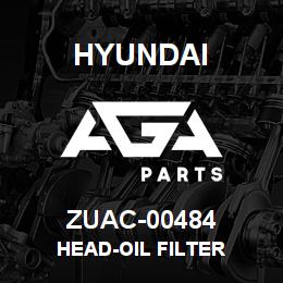 ZUAC-00484 Hyundai Construction HEAD-OIL FILTER | AGA Parts