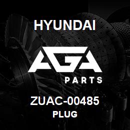 ZUAC-00485 Hyundai Construction PLUG | AGA Parts