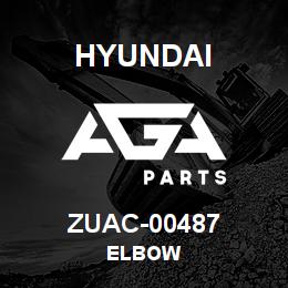 ZUAC-00487 Hyundai Construction ELBOW | AGA Parts