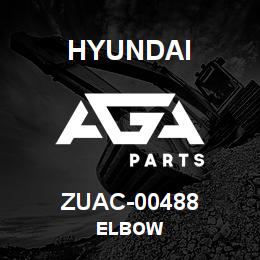 ZUAC-00488 Hyundai Construction ELBOW | AGA Parts
