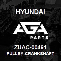 ZUAC-00491 Hyundai Construction PULLEY-CRANKSHAFT | AGA Parts