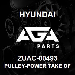 ZUAC-00493 Hyundai Construction PULLEY-POWER TAKE OFF | AGA Parts