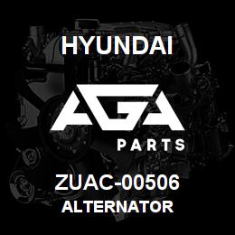 ZUAC-00506 Hyundai Construction ALTERNATOR | AGA Parts