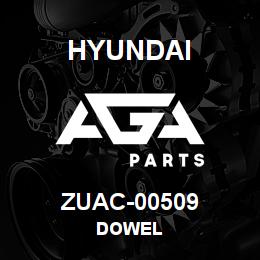 ZUAC-00509 Hyundai Construction DOWEL | AGA Parts