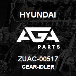 ZUAC-00517 Hyundai Construction GEAR-IDLER | AGA Parts