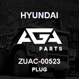 ZUAC-00523 Hyundai Construction PLUG | AGA Parts