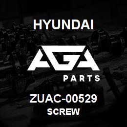 ZUAC-00529 Hyundai Construction SCREW | AGA Parts