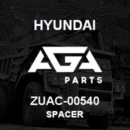 ZUAC-00540 Hyundai Construction SPACER | AGA Parts