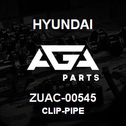 ZUAC-00545 Hyundai Construction CLIP-PIPE | AGA Parts