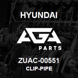 ZUAC-00551 Hyundai Construction CLIP-PIPE | AGA Parts