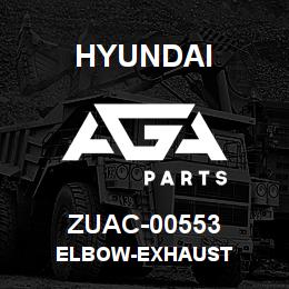 ZUAC-00553 Hyundai Construction ELBOW-EXHAUST | AGA Parts