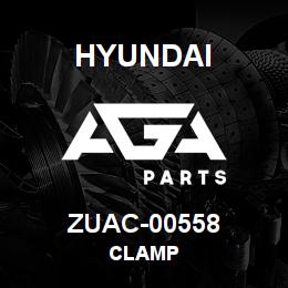 ZUAC-00558 Hyundai Construction CLAMP | AGA Parts