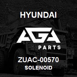 ZUAC-00570 Hyundai Construction SOLENOID | AGA Parts