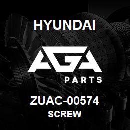 ZUAC-00574 Hyundai Construction SCREW | AGA Parts