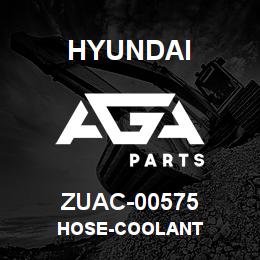 ZUAC-00575 Hyundai Construction HOSE-COOLANT | AGA Parts