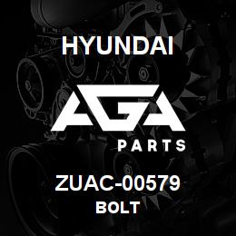 ZUAC-00579 Hyundai Construction BOLT | AGA Parts