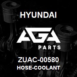 ZUAC-00580 Hyundai Construction HOSE-COOLANT | AGA Parts