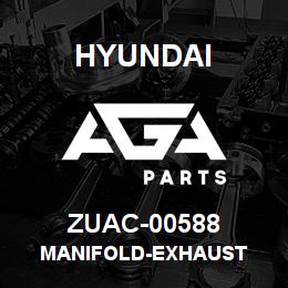 ZUAC-00588 Hyundai Construction MANIFOLD-EXHAUST | AGA Parts