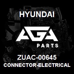 ZUAC-00645 Hyundai Construction CONNECTOR-ELECTRICAL | AGA Parts