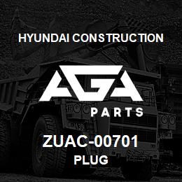 ZUAC-00701 Hyundai Construction PLUG | AGA Parts
