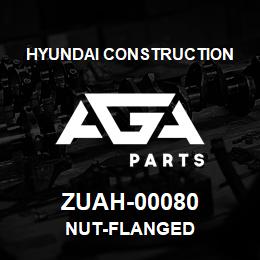 ZUAH-00080 Hyundai Construction NUT-FLANGED | AGA Parts