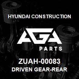 ZUAH-00083 Hyundai Construction DRIVEN GEAR-REAR | AGA Parts