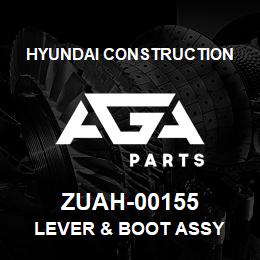 ZUAH-00155 Hyundai Construction LEVER & BOOT ASSY | AGA Parts