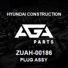ZUAH-00186 Hyundai Construction PLUG ASSY | AGA Parts