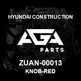 ZUAN-00013 Hyundai Construction KNOB-RED | AGA Parts