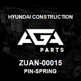 ZUAN-00015 Hyundai Construction PIN-SPRING | AGA Parts