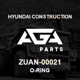 ZUAN-00021 Hyundai Construction O-RING | AGA Parts