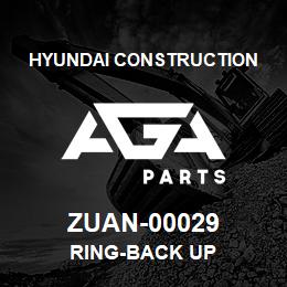 ZUAN-00029 Hyundai Construction RING-BACK UP | AGA Parts