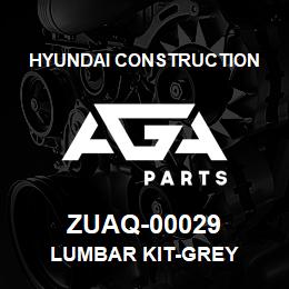 ZUAQ-00029 Hyundai Construction LUMBAR KIT-GREY | AGA Parts