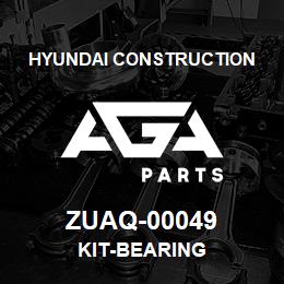 ZUAQ-00049 Hyundai Construction KIT-BEARING | AGA Parts