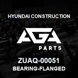 ZUAQ-00051 Hyundai Construction BEARING-FLANGED | AGA Parts