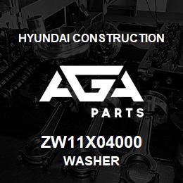ZW11X04000 Hyundai Construction WASHER | AGA Parts