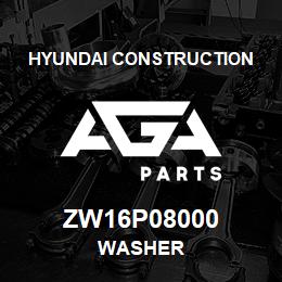 ZW16P08000 Hyundai Construction WASHER | AGA Parts