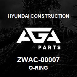 ZWAC-00007 Hyundai Construction O-RING | AGA Parts