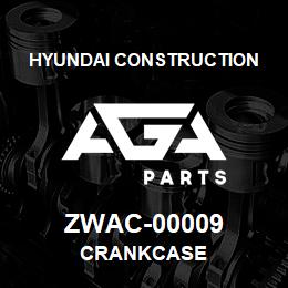 ZWAC-00009 Hyundai Construction CRANKCASE | AGA Parts