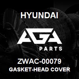ZWAC-00079 Hyundai Construction GASKET-HEAD COVER | AGA Parts