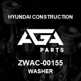 ZWAC-00155 Hyundai Construction WASHER | AGA Parts